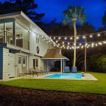 Luxury Beach House - 2Min Walk To Beach - Private Pool - Group & Dog Friendly Hilton Head Island Ngoại thất bức ảnh
