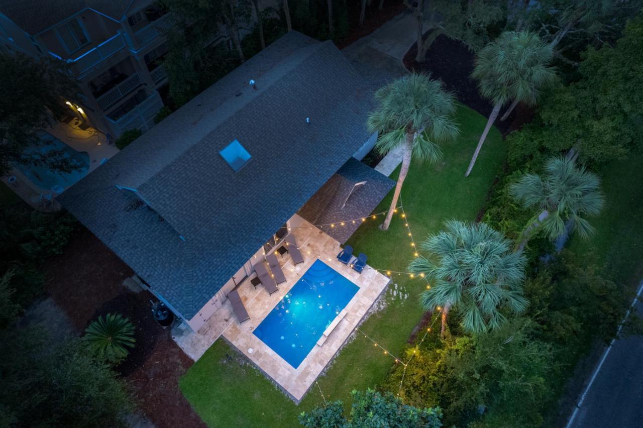 Luxury Beach House - 2Min Walk To Beach - Private Pool - Group & Dog Friendly Hilton Head Island Ngoại thất bức ảnh