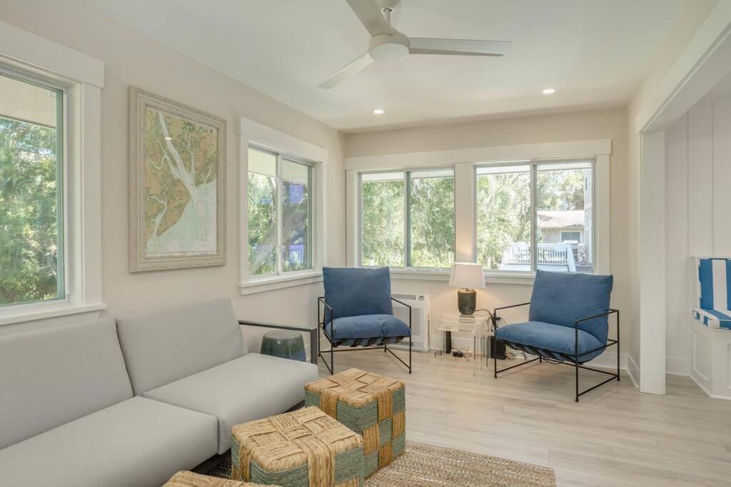 Luxury Beach House - 2Min Walk To Beach - Private Pool - Group & Dog Friendly Hilton Head Island Ngoại thất bức ảnh