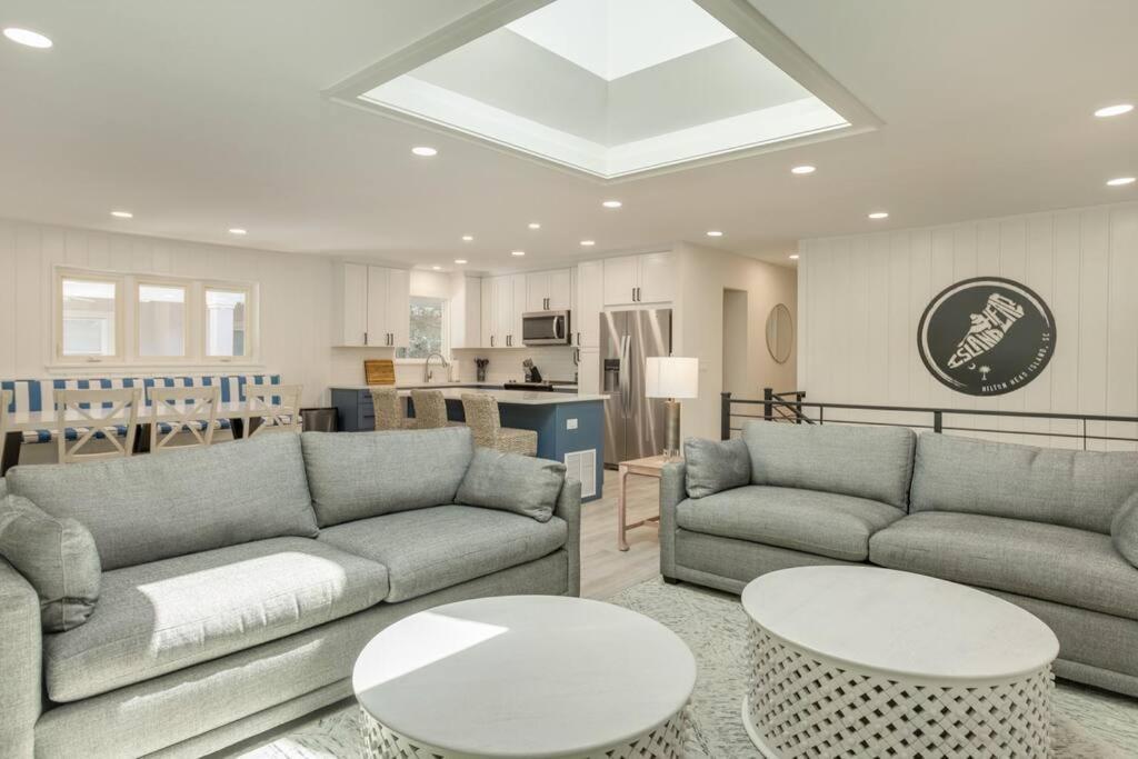 Luxury Beach House - 2Min Walk To Beach - Private Pool - Group & Dog Friendly Hilton Head Island Ngoại thất bức ảnh