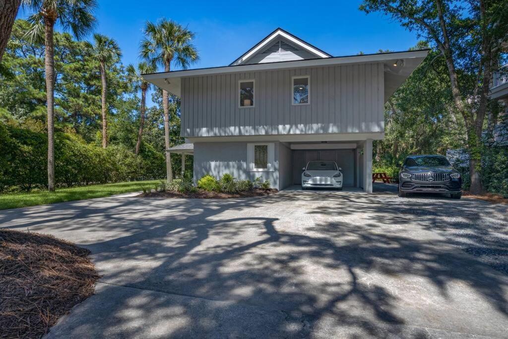 Luxury Beach House - 2Min Walk To Beach - Private Pool - Group & Dog Friendly Hilton Head Island Ngoại thất bức ảnh
