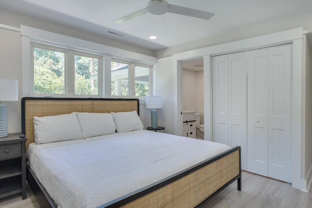 Luxury Beach House - 2Min Walk To Beach - Private Pool - Group & Dog Friendly Hilton Head Island Ngoại thất bức ảnh